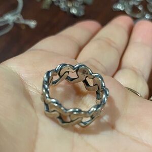 James Avery Silver Woven Women's Ring